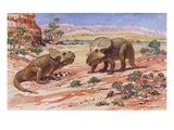 Ancient Protoceratops were egg-laying dinosaurs Giclee Print by National Geographic Society