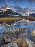 Rampart Ponds with Mount Athabasca and Mount Amery, Banff National Park, Alberta, Canada Photographie par Darwin Wiggett