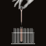 X-ray of test tubes Photographic Print by David Arky