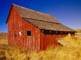 Weathered Old Barn on Ranch Photographic Print by Terry Eggers