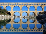 Pont du Gard and Gard River Lámina fotográfica por Sylvain Sonnet