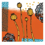 Abstract flowers Giclee-trykk av Anne Bryant Abstract flowers Giclee-trykk av Anne Bryant