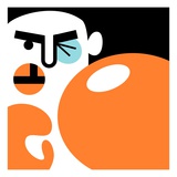 Aggressive boxer Giclee Print by Kirsten Ulve