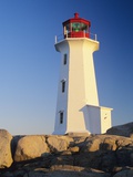 Peggy's Cove Lighthouse, Peggy's Cove, Nova Scotia, Canada Photographic Print by Miles Ertman