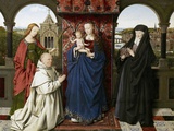 The Virgin and Child with Saints and Donor Photographie par Jan Van Eyck