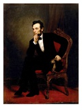 Abraham Lincoln Reproduction procédé giclée par George P.A. Healy