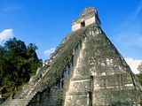 Temple I, The Great Plaza, Tikal National Park, Peten, Guatemala Lámina fotográfica por Blaine Harrington