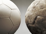 Soccer ball Photographic Print by Paul Taylor