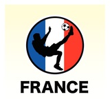 France Soccer Giclee Print