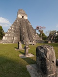 Temple I and the Great Plaza at Tikal Lámina fotográfica por Sergio Pitamitz