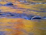Autumn Reflections on Little White River, Elliot Lake, Ontario, Canada Photographie par Don Johnston