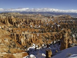 Snow at Sunset Point in Bryce Canyon National Park Photographic Print by Danny Lehman