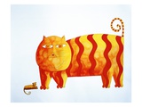 Cat and Mouse Giclee Print by Julie Nicholls