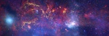 Central Region of the Milky Way Galaxy Photographie