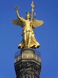 Germany Berlin Tiergarten Angel on Victory Column Photographic Print by Paul Seheult