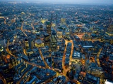 Aerial View of City of London Fotografie-Druck von Jason Hawkes