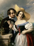 Courting Photographic Print by Miklos Barabas