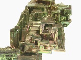 Bismuth crystals with an iridescent tarnish Lámina fotográfica por Gary Cook