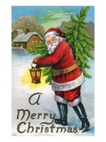 A Merry Christmas Giclee Print