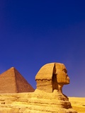 Great Sphinx and Pyramids at Giza Photographic Print by Blaine Harrington