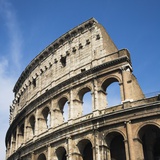 Low angle view of the Colosseum, Italy Photographic Print