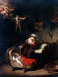 Holy Family by Rembrandt van Rijn Photographic Print