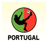 Portugal Soccer Giclée-Druck