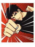 Punch Giclée-tryk af Harry Briggs Punch Giclée-tryk af Harry Briggs