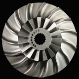 Bladed Impeller Disc of the element Titanium Lámina fotográfica