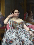 Madame Moitessier Photographie par Jean-Auguste-Dominique Ingres
