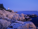 Point Atkinson Lighthouse Guides Mariners into Vancouver Harbour, Lighthouse Park, West Vancouver,  Photographic Print by Chris Jaksa