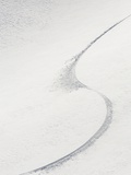 Ski tail in snow Aspen Snowmass, Aspen, Colorado, USA Photographic Print by Shawn O'Connor