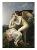 Cupid and Psyche Giclee Print by Francois Gerard