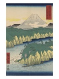 The Lake in Hakone Photographie par Ando Hiroshige