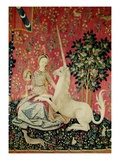 Detail from The Lady and the Unicorn: Sight Tapestry Giclee Print