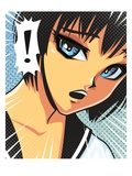 Anime Girl Giclee Print by Harry Briggs