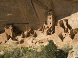 Square Tower House ruin, Mesa Verde National Park, Cortez, Colorado Photographic Print by Emily Riddell