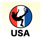 USA Soccer Reproduction procédé giclée