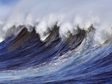Breaking wave on the North Shore of Oahu Photographic Print by Frank Krahmer