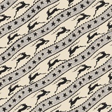 Reindeer pattern with stars Lámina fotográfica Reindeer pattern with stars Lámina fotográfica