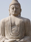 Low angle view of a statue of Buddha, The Great Buddha Statue, Bodhgaya, Gaya, Bihar, India Photographic Print