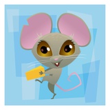 Anime Mouse Giclee Print by Harry Briggs