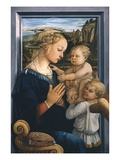 Madonna and Child with Angels by Filippo Lippi reproduction procédé giclée