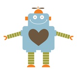 Robot in love Giclee-trykk av Anne Bryant Robot in love Giclee-trykk av Anne Bryant