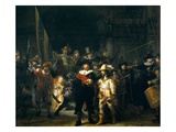 The Company of Frans Banning Cocq and Willem van Ruytenburch Impressão giclée por Rembrandt van Rijn