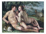 The Fall of Man Giclee Print by Hendrik Goltzius