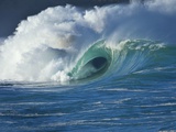 Wave, Waimea, North Shore, Hawaii Photographic Print by Douglas Peebles