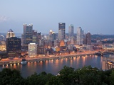 Pittsburgh skyline along the Monongahela River Photographic Print by Richard Nowitz