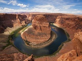 USA Arizona Horseshoe Bend elevated view Photographic Print by Fotofeeling 