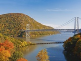 Bear Mountain Bridge spanning the Hudson River Photographic Print by Rudy Sulgan